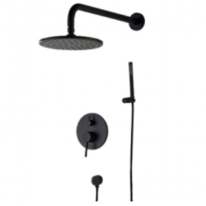 Душевая система KorDi Black Night KD 320450 Black Matt