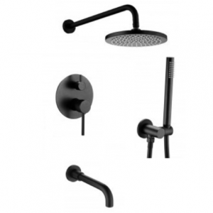 Душевая система KorDi Black Night KD 320470 Black Matt