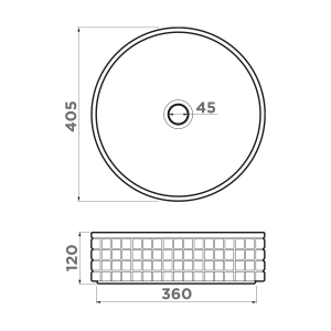 Раковина для ванной Omoikiri Akira-WH 4972072 Белый