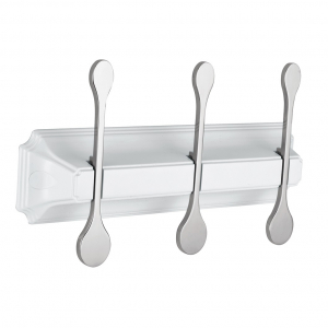 Планка с 3-мя крючками Elghansa Hermitage HRM-730-White/Chrome