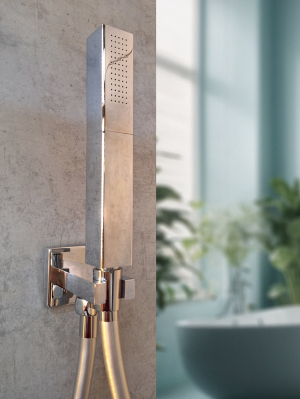 Душевая система с термостатом AltroBagno Cascata 040103 Cr Хром