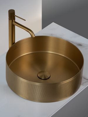 Раковина AltroBagno Costoso 001005 OrSp Золото матовое