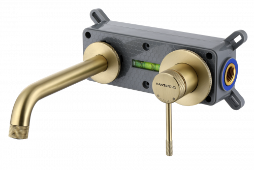 Встроенный смеситель для умывальника HansenPRO HL12098-D Матовое золото