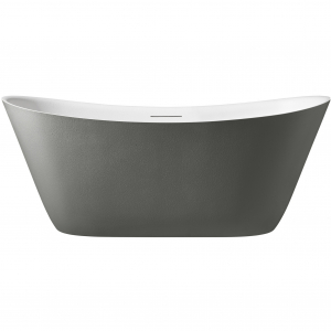 Ванна из искусственного камня AltroBagno Fiorina 090220 Cement Grey & White