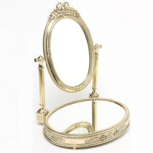 Зеркало настольное Stilars Gold 01623