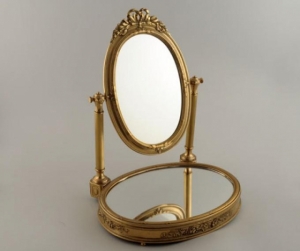 Зеркало настольное Stilars Gold 01623