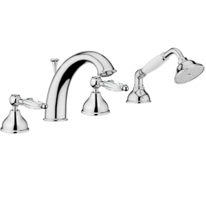 Смеситель на борт ванны Webert Alexandra AL730101 Chrome