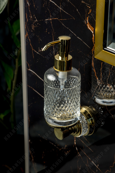 Диспенсер настенный Boheme AURA 10247-G Золото
