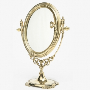 Зеркало настольное Stilars 01092 Gold