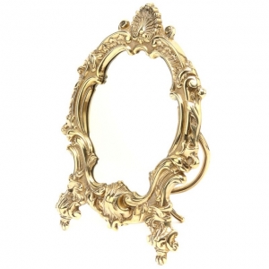 Зеркало настольное Stilars 01149 Gold
