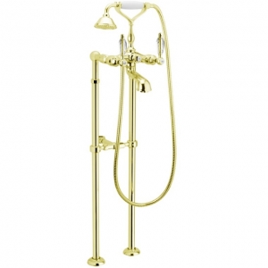 Cмеситель для ванны напольный Webert Alexandra AL720801 Gold