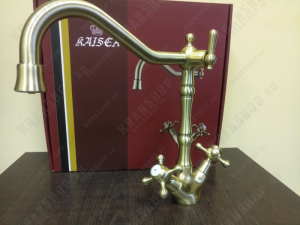 Смеситель для кухни под фильтр Kaiser Carlson Style 44133-1 Bronze