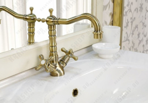 Смеситель для раковины Kaiser Carlson Style 44411-1 Bronze