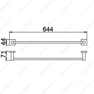 Полотенцедержатель TIMO Selene 12053/03 Black