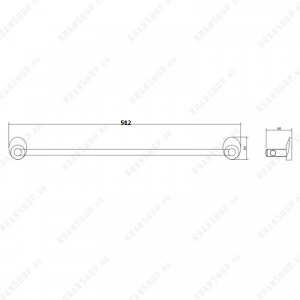 Держатель полотенца Elghansa Worringen WRG-215 Chrome
