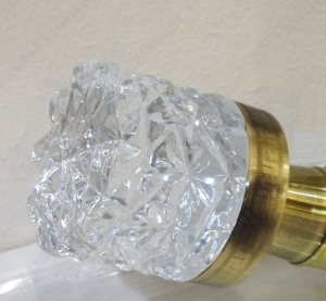 Смеситель на борт раковины Boheme Crystal 317-CRST Bronze