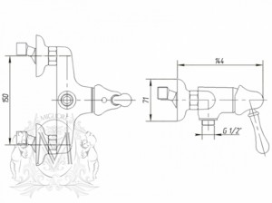 Смеситель для душа Migliore Maya ML.MAY-8938.CR