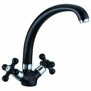Черный смеситель для кухни KorDi Black Line Edition KD 1004L-F04 Черный