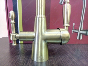 Смеситель для кухни под фильтр Kaiser Vincent 31744-3 Bronze
