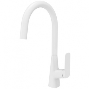Смеситель для кухни Kaiser Clever 76144-4 Белый матовый