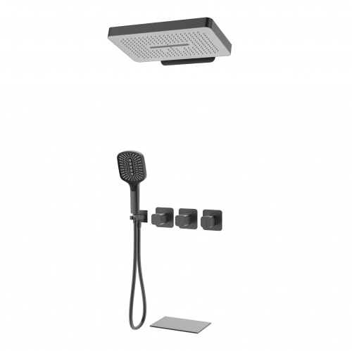 Душевая система GANZER GZ12168-Q Графит