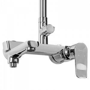 Душевая система Elghansa Shower Systems 2305599-2L (Set-45) с ABS верхним душем Chrome