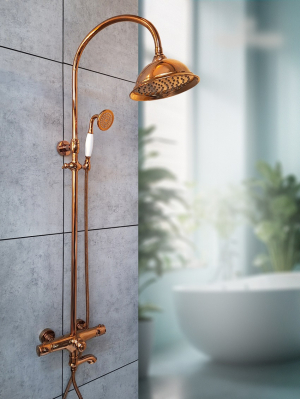 Душевая система с термостатом AltroBagno Beatrice 030403 R Or Розовое золото
