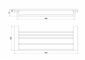 Полотенцедержатель ViEiR V5220 Хром