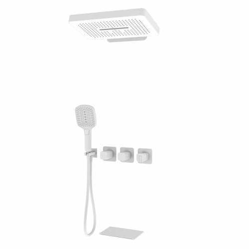 Душевая система GANZER GZ12168-F Белый матовый