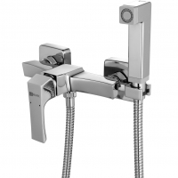 Cмеситель с гигиеническим душем Lemark Unit LM4518C Chrome