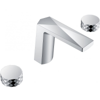 Смеситель врезной для раковины Boheme Venturo 150-CR-DIAMOND Хром, ручка DIAMOND