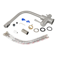 Смеситель для кухни под фильтр Kaiser Merkur 26044-5 Silver