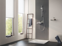 Термостатический смеситель для душа GROHE Grohtherm SmartControl и душевой гарнитур Euphoria 34721000 Хром