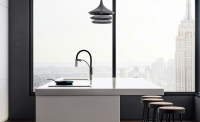 Cмеситель для кухни Lemark Bronx LM3761GM Графит/черный