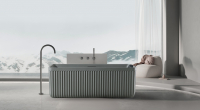 Ванна из искусственного камня AltroBagno Cinzia 090109 Cement Grey