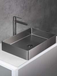 Раковина AltroBagno Astro 001018 MtGr Оружейная сталь