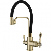 Cмеситель для кухни под фильтр GANZER SILESTIS GZ77025DC BRONZE/BLACK