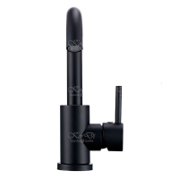 Черный смеситель для раковины KorDi Black Night KD 3301-D06 Black Matt