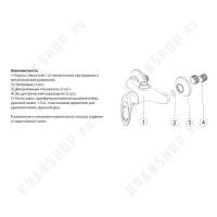 Душевая система Lemark Omega LM3160C Chrome