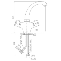 Смеситель для раковины Rav Slezak Termostatic TRM26.5 хром