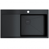 Кухонная мойка Omoikiri AKISAME 86 SIDE GB-R 4997044 Графит