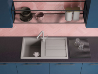 Кухонная мойка Omoikiri Kitagawa 86-WG 4993807 Leningrad Grey