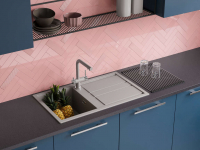 Кухонная мойка Omoikiri Kitagawa 86-WG 4993807 Leningrad Grey