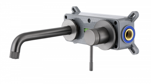 Встроенный смеситель для умывальника HansenPRO HL12098-P Графит