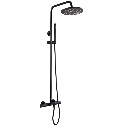 Душевая система с термостатом HANSEN HL33070-C Чёрный