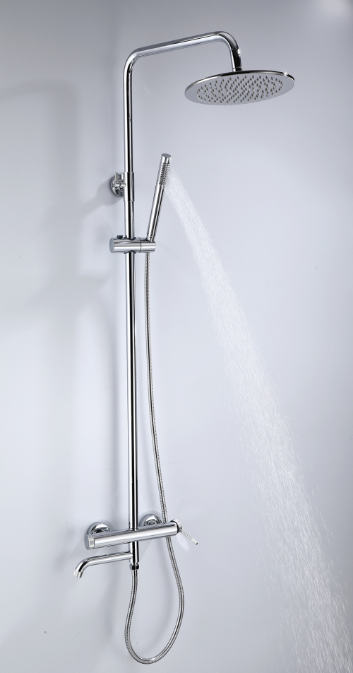 Однорукий душевой релинг HansenPRO HL33098 Хром