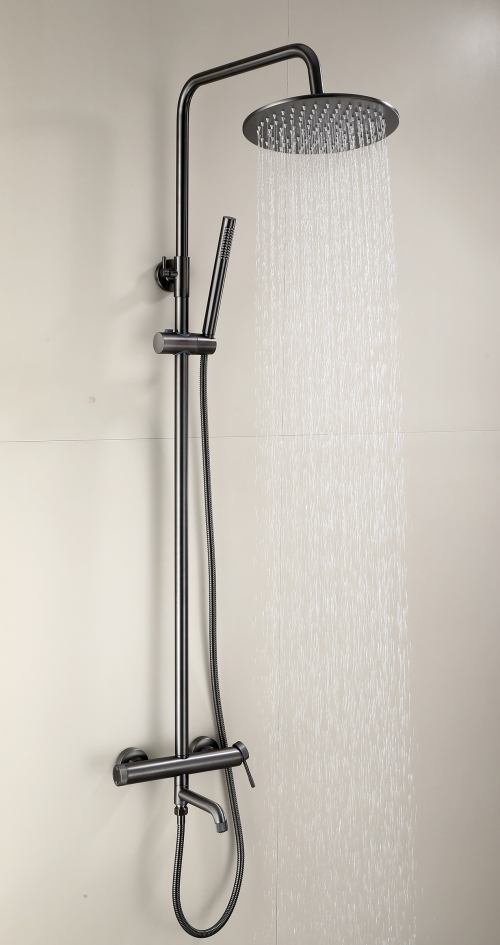 Однорукий душевой релинг HansenPRO HL33098-P Графит