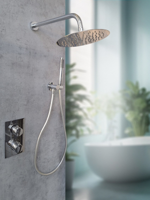 Душевая система с термостатом AltroBagno Unione 040407 Cr Хром