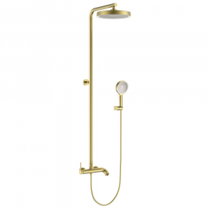 Душевая система Elghansa Radiant XQ 2347281-2R-MattGold однорычажная с ABS верхним душем 300 мм Матовое золото