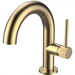 Смеситель для раковины Elghansa Radiant XQ 1637181-MattGold однорычажный Матовое золото
